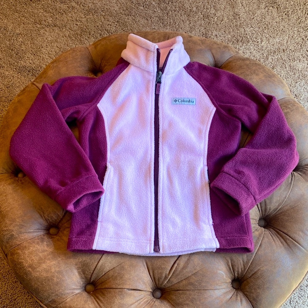 Columbia Purple and Lavender Fleece Jacket